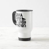 Cat Lover Diva Reisebecher (Vorderseite Links)