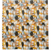 Cat Lover Duschvorhang (Vorderseite)