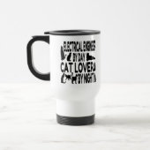 Cat Lover Electrical Engineer Reisebecher (Links)