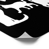 Cat Lover English Teacher Poster (Ecke)