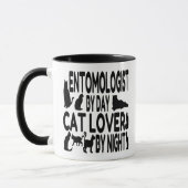 Cat Lover Entomologin Tasse (Links)