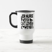 Cat Lover ER Nurse Reisebecher (Links)