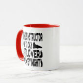 Cat Lover Fitness Instructor Tasse (Vorderseite Links)