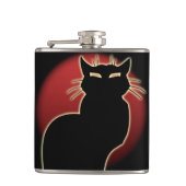 Cat Lover Flask Custom Cat Art Drinks Flaschen & G Flachmann (Vorderseite)