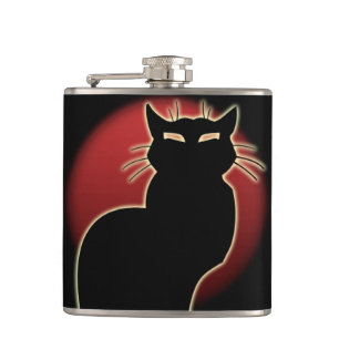 Cat Lover Flask Custom Cat Art Drinks Flaschen & G Flachmann