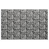 Cat Lover Flute Player Stoff (Fat Quarter (45,7 x 55,9 cm))