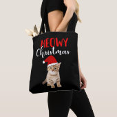 Cat Lover Frohe Weihnachtskatmen Tasche (Von Nahem)