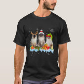 Cat Lover Funny Birman Tree Christmas Light T-Shirt (Vorderseite)
