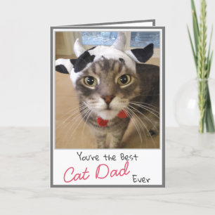 Cat Lover Funny Cat Vater Vatertagskarte Karte