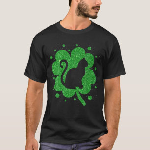 Cat Lover Funny Irish Kleeblatt Balinese Cat St Pa T-Shirt