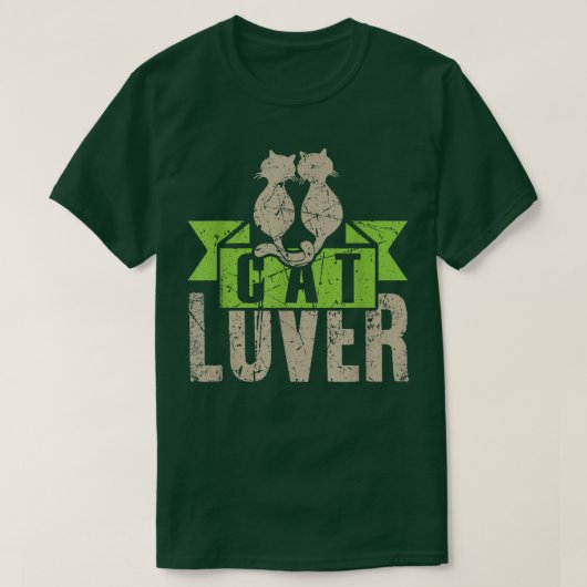 Cat Lover Funny Kitten Vintag T-Shirt (Design vorne)