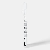 Cat Lover Funny Pianist Piano Lover iPhone Hülle (Linke Seite)