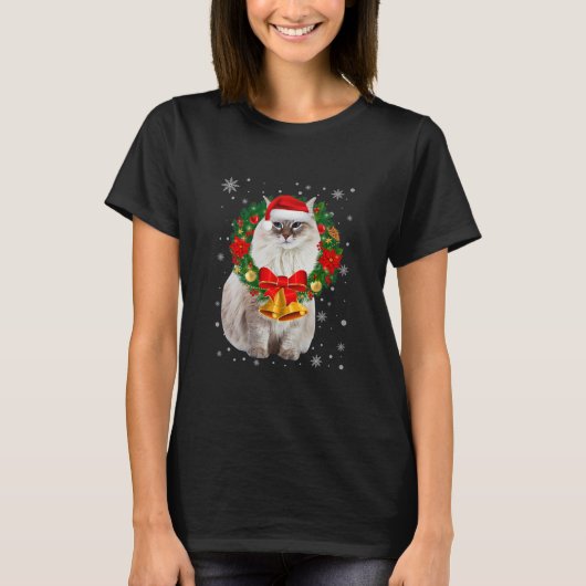 Cat Lover Funny Siberian Tree T-Shirt (Vorderseite)