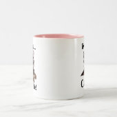 Cat Lover Funny Zweifarbige Tasse (Mittel)