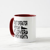 Cat Lover Gabelstapler Tasse (Vorderseite Links)