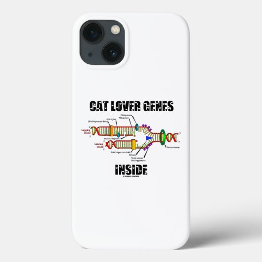 Cat Lover Gene Inside DNA Replikation Case-Mate iPhone Hülle (Rückseite)