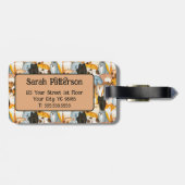 Cat Lover Gepäckanhänger (Rückseite horizontal)