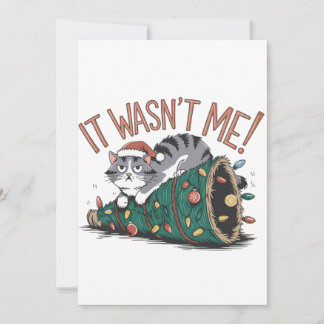Cat Lover Geschenk Es war nicht ich Einladung