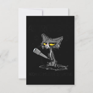 Cat Lover Geschenk Geschenk für Lover Cat Dankeskarte