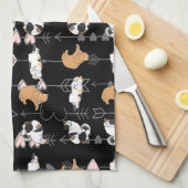 Cat Lover Geschirrtuch (Viertel Falte)