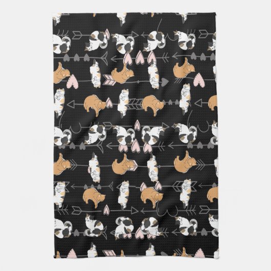 Cat Lover Geschirrtuch (Vertikal)