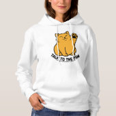 cat lover gift hoodie (Vorderseite)