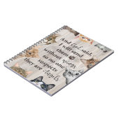 Cat Lover God Schick mir Katzen Notizblock (Linke Seite)