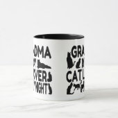 Cat Lover Grandma Tasse (Zentrum)