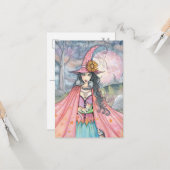 Cat Lover Halloween Postcard Karte (Vorderseite/Rückseite Beispiel)