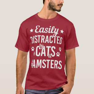 Cat Lover Hamster Lover Katzen und Hamster Funny T-Shirt
