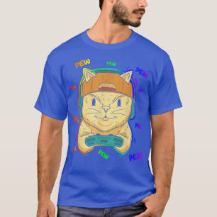 Cat Lover I Cat Owner I Video Gaming Nerd I Gamer T-Shirt