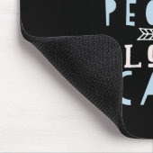Cat Lover I Liebe Katzen und Menschen Mousepad (Ecke)