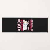 Cat Lover | Ich habe viele Katzen Yogamatte (Vorderseite (Horizontal))