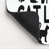 Cat Lover Interior Designer Mousepad (Ecke)