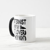 Cat Lover Internist Verwandlungstasse (Vorderseite Links)