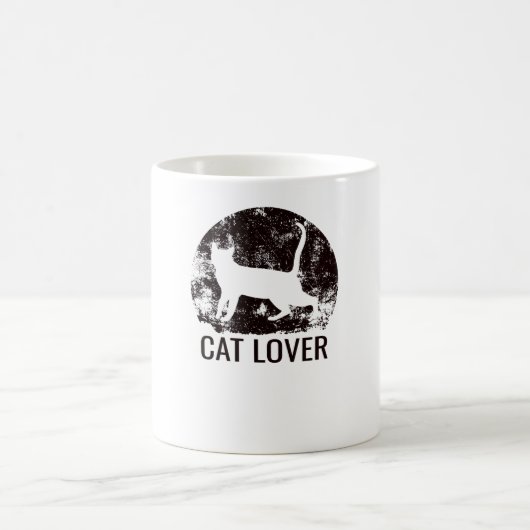 Cat Lover Kaffeetasse (Mittel)