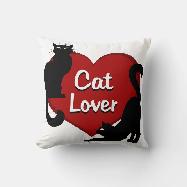 Cat Lover Katzenkatzenklatsche Geschenke Katzendek Kissen (Vorderseite)