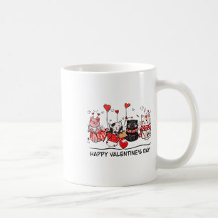 Cat Lover Kitten Happy Valentinstag Männer Frauen  Kaffeetasse