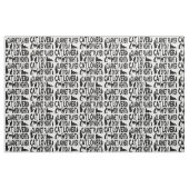 Cat Lover Klarinet Player Stoff (Fat Quarter (45,7 x 55,9 cm))
