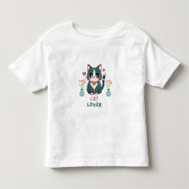 Cat Lover Kleinkind T-shirt