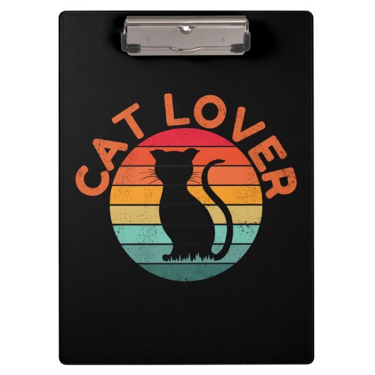 CAT LOVER KLEMMBRETT (Vorderseite)