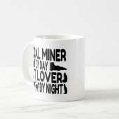 Cat Lover Kohlebergwerk Kaffeetasse (Vorderseite Links)