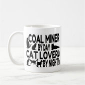 Cat Lover Kohlebergwerk Kaffeetasse (Links)