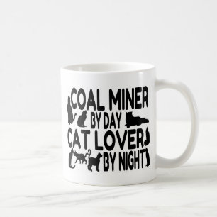 Cat Lover Kohlebergwerk Kaffeetasse