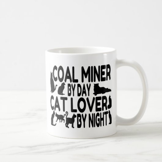 Cat Lover Kohlebergwerk Kaffeetasse (Rechts)