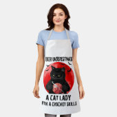 Cat Lover Lady Schürze für Kochen (Getragen)