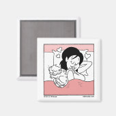 Cat Lover Magnet (Vorderseite/Rückseite)