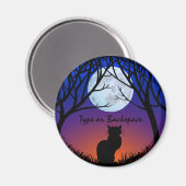 Cat Lover Magnet Cat Art Kühlschrankmagnet individ (Vorderseite/Rückseite)