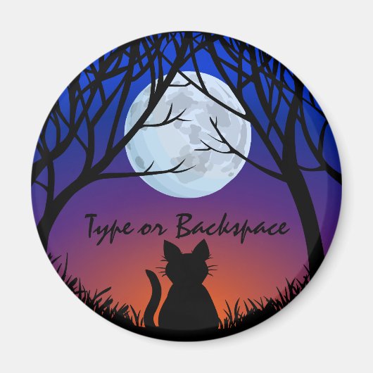 Cat Lover Magnet Fat Cat Kühlschrankmagnet anpasse (Vorne)