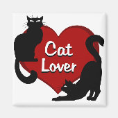 Cat Lover Magnet Kitty Cat Kühlschrankmagnet indiv (Vorne)